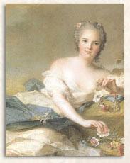 Jjean-Marc nattier Anne Henriette of France represented as Flora